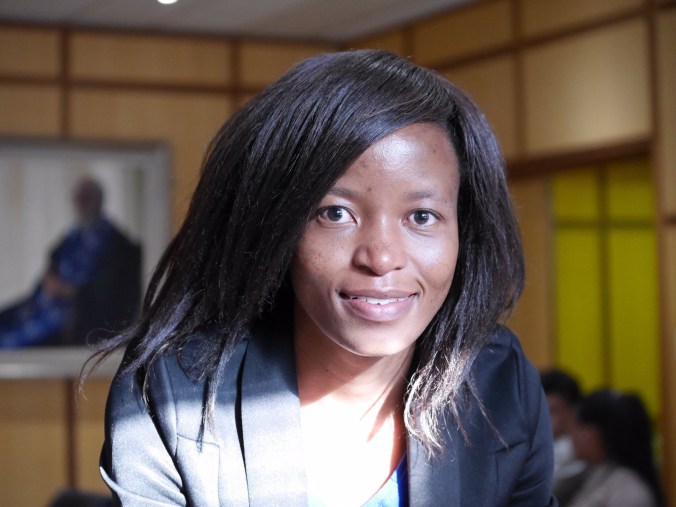 Kebiditswe - the North West University Master's student working with my team, team 3.