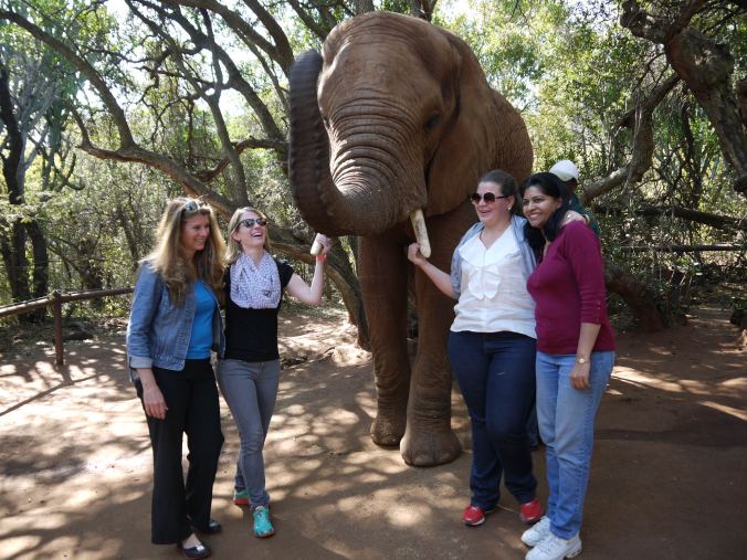 Effie, Katy, Paola and Aruna